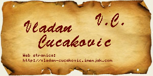 Vladan Čučaković vizit kartica